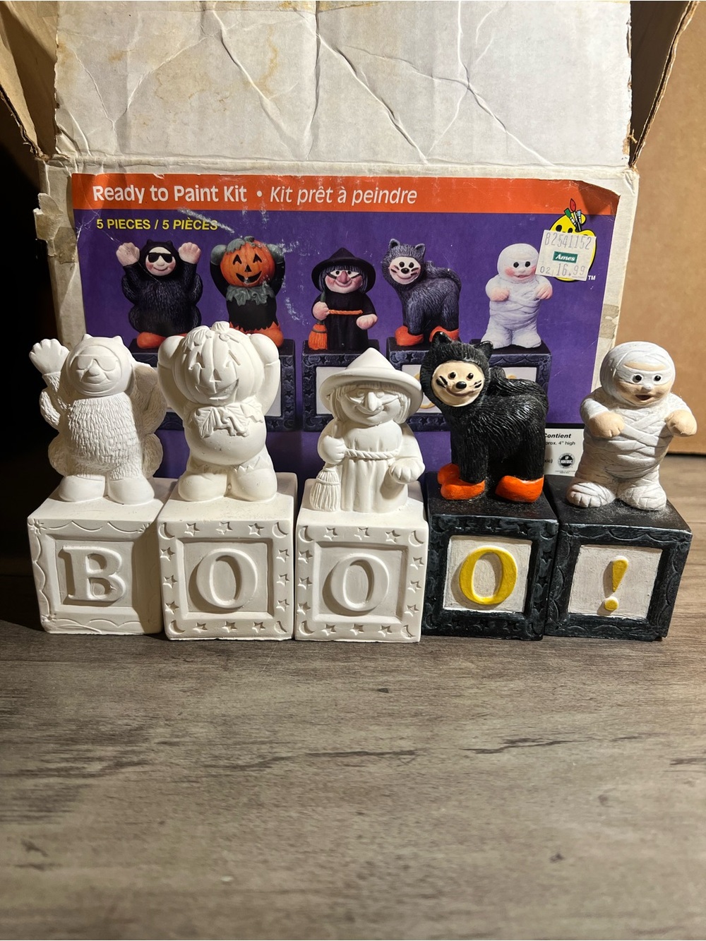 Halloween Vintage 90’s Ready to Paint Kit - Boo!